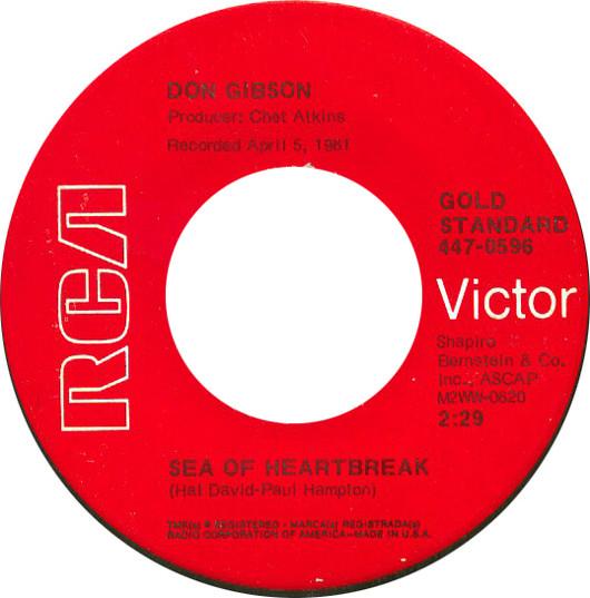 7inch Record DON GIBSON Sea Of Heartbreak Lonesome Number 4470596 RCA Victor US CountryFolk Used
7inch Record DON GIBSON Sea Of Heartbreak Lonesome Number 4470596 RCA Victor US CountryFolk Used