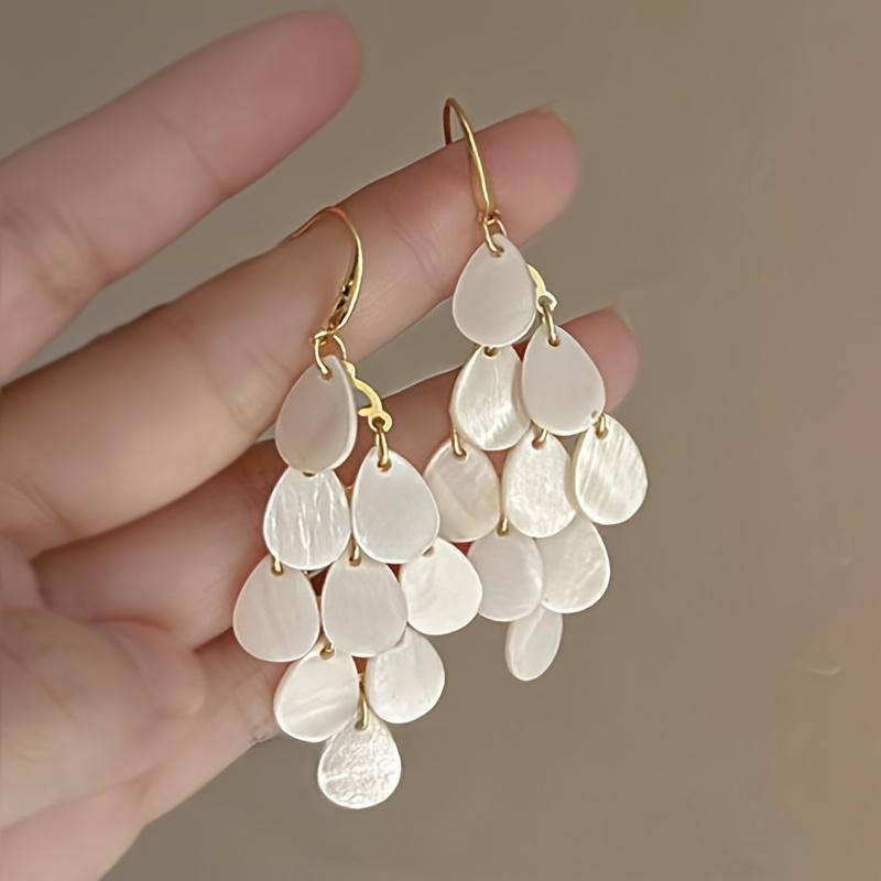 1 Pair Shell Luster Tassel Earrings for Women, Daily Party Wedding Beach Jewelry, Gift for Friend Mother’s Day Present зелений
1 Pair Shell Luster Tassel Earrings for Women, Daily Party Wedding Beach Jewelry, Gift for Friend Mother’s Day Present зелений