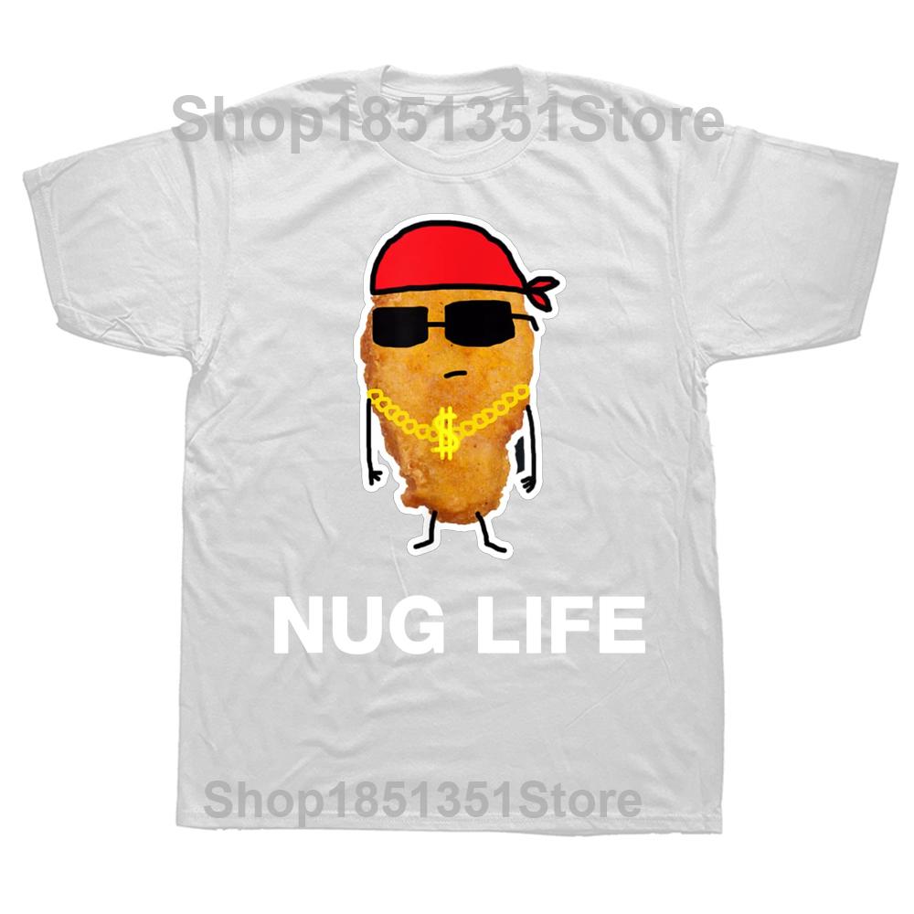 Funny Nug Life Chicken Nugget T Shirts Summer Style Graphic Cotton Streetwear Short Sleeve Birthday Gifts Tshirt Mens Clothing S
Funny Nug Life Chicken Nugget T Shirts Summer Style Graphic Cotton Streetwear Short Sleeve Birthday Gifts Tshirt Mens Clothing S