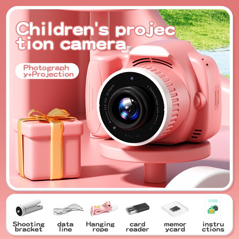 K100 2.8 Inch HD Projection Camera for Kids Educational Toy with 62G Memory Card+Card Reader Blue
K100 2.8 Inch HD Projection Camera for Kids Educational Toy with 62G Memory Card+Card Reader Blue