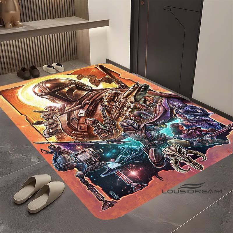 Star Wars cartoon rug, suitable for living room, retro galaxy space starship pattern, large non-slip doormat, bathroom mat, home 80x120cm
Star Wars cartoon rug, suitable for living room, retro galaxy space starship pattern, large non-slip doormat, bathroom mat, home 80x120cm