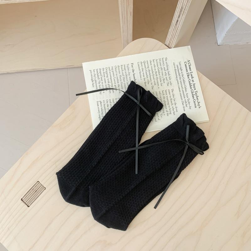 Spring And Summer Hollow Bow Mid-Tube Socks, Princess Style Thin Women S Socks, Girls Lolita Stack Socks, Dance Socks One size fits all чорний
Spring And Summer Hollow Bow Mid-Tube Socks, Princess Style Thin Women S Socks, Girls Lolita Stack Socks, Dance Socks One size fits all чорний