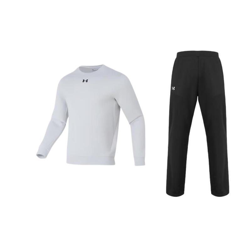Under Armour Logo Print Crew Neck Long Sleeve Sweatshirt And Elastic Trousers Casual Sports Set 21500737-001+23600306-009 S
Under Armour Logo Print Crew Neck Long Sleeve Sweatshirt And Elastic Trousers Casual Sports Set 21500737-001+23600306-009 S