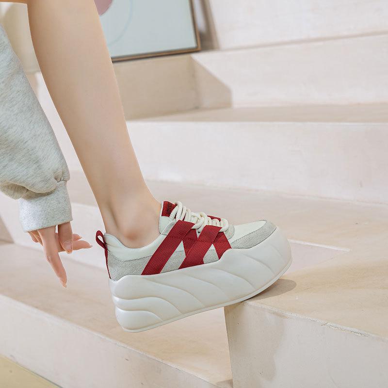 Douyin popular muffin shoes women s 2025 spring and autumn casual shoes women s platform sports shoes high 8 cm women s single shoes tide 39 красный
Douyin popular muffin shoes women s 2025 spring and autumn casual shoes women s platform sports shoes high 8 cm women s single shoes tide 39 красный