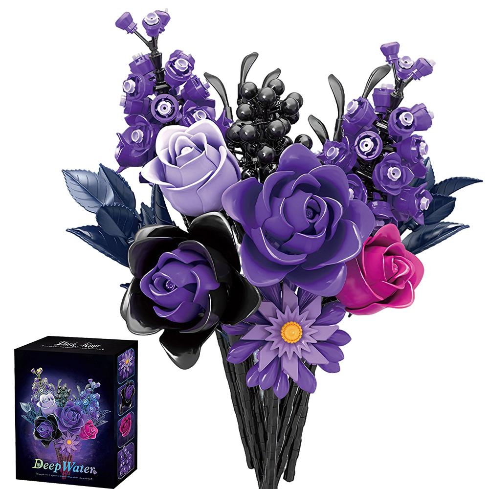 Black Rose Building Blocks Plant Bouquet Simulated Roses Flowers Gothic Home Decoration Kids DIY Toys Adult Romantic Gifts
Black Rose Building Blocks Plant Bouquet Simulated Roses Flowers Gothic Home Decoration Kids DIY Toys Adult Romantic Gifts