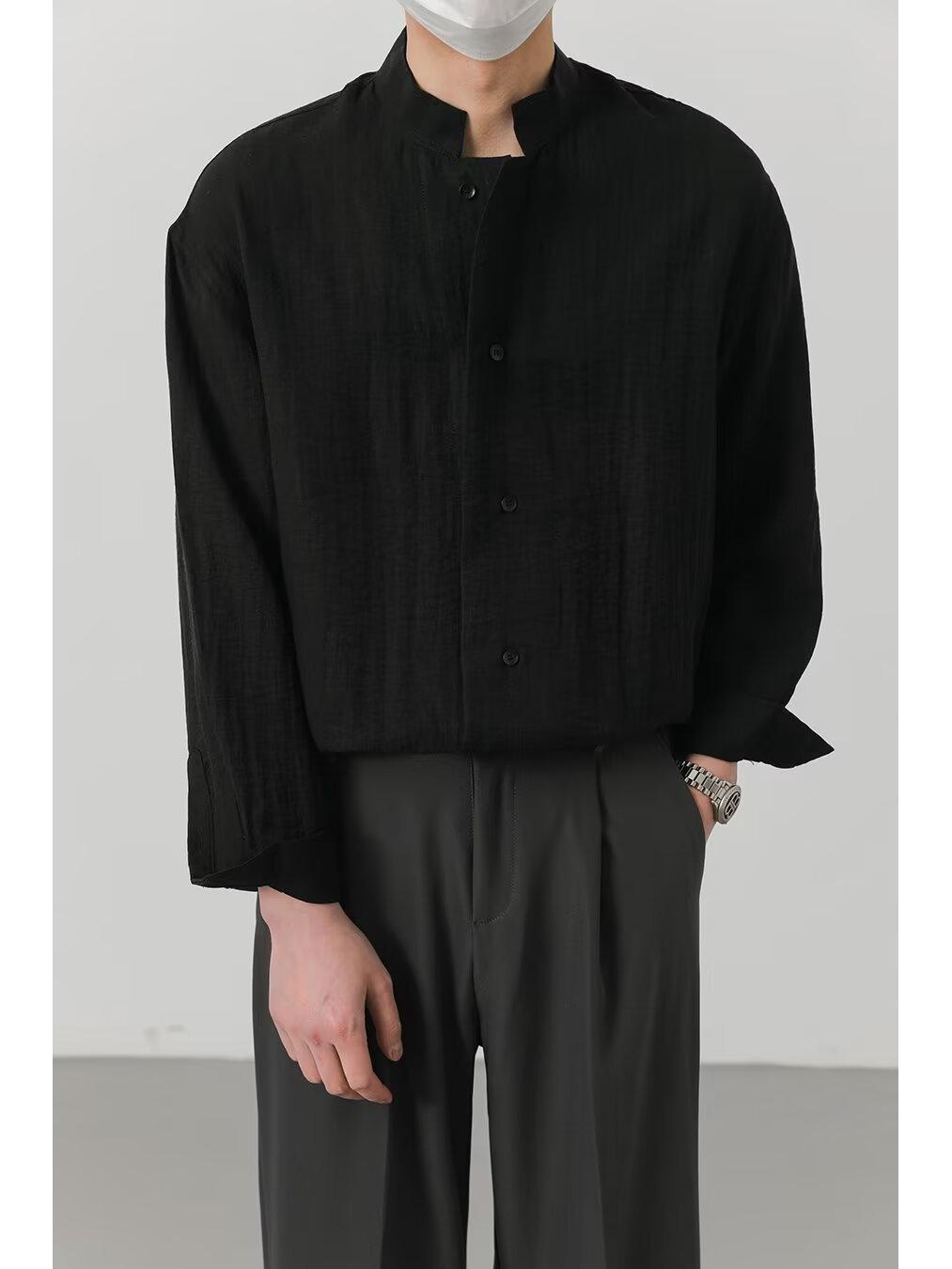 Men s Stand Collar Long Sleeve Linen Shirt - Chinese Style, All-Season Wear 2XL
Men s Stand Collar Long Sleeve Linen Shirt - Chinese Style, All-Season Wear 2XL