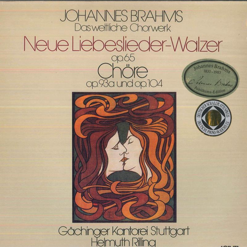 LP Record GACHINGER KANTOREI STUTTGART HELMU Brahms Das Weltliche Chorwerk Neu 4023522 ACANTA Germany Classical Used
LP Record GACHINGER KANTOREI STUTTGART HELMU Brahms Das Weltliche Chorwerk Neu 4023522 ACANTA Germany Classical Used