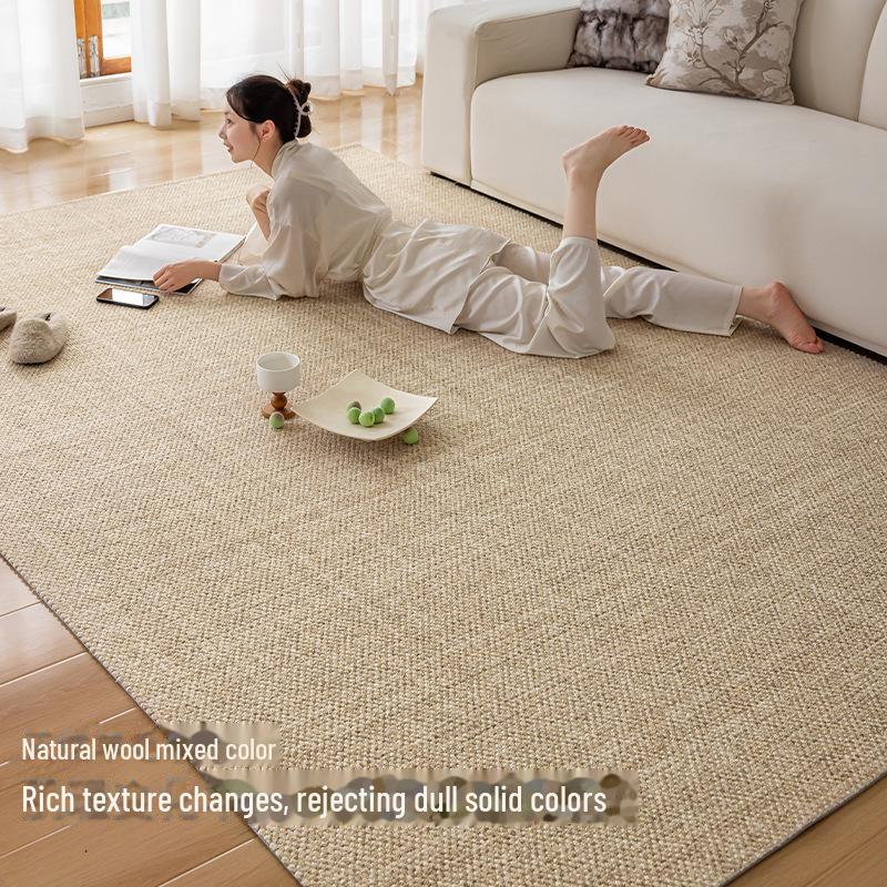 Wabi-Sabi Solid Color Wool Carpet: Dirt-Resistant, Easy-Care, Large Area Rug for Living Room or Bedroom. 160x240 cm
Wabi-Sabi Solid Color Wool Carpet: Dirt-Resistant, Easy-Care, Large Area Rug for Living Room or Bedroom. 160x240 cm