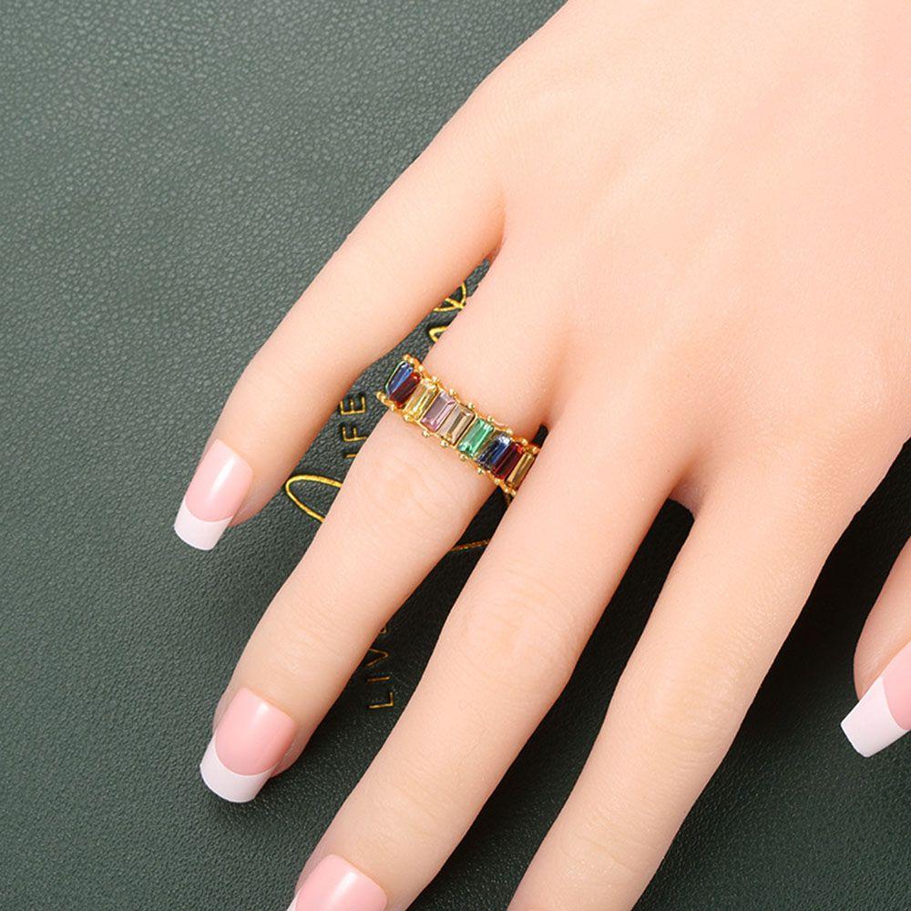 Металлический Женский Подарок с Бриллиантом, Модные Ювелирные Изделия, Многоцветное кольцо на палец, кольцо с камнем, кольцо в корейском стиле
Металлический Женский Подарок с Бриллиантом, Модные Ювелирные Изделия, Многоцветное кольцо на палец, кольцо с камнем, кольцо в корейском стиле