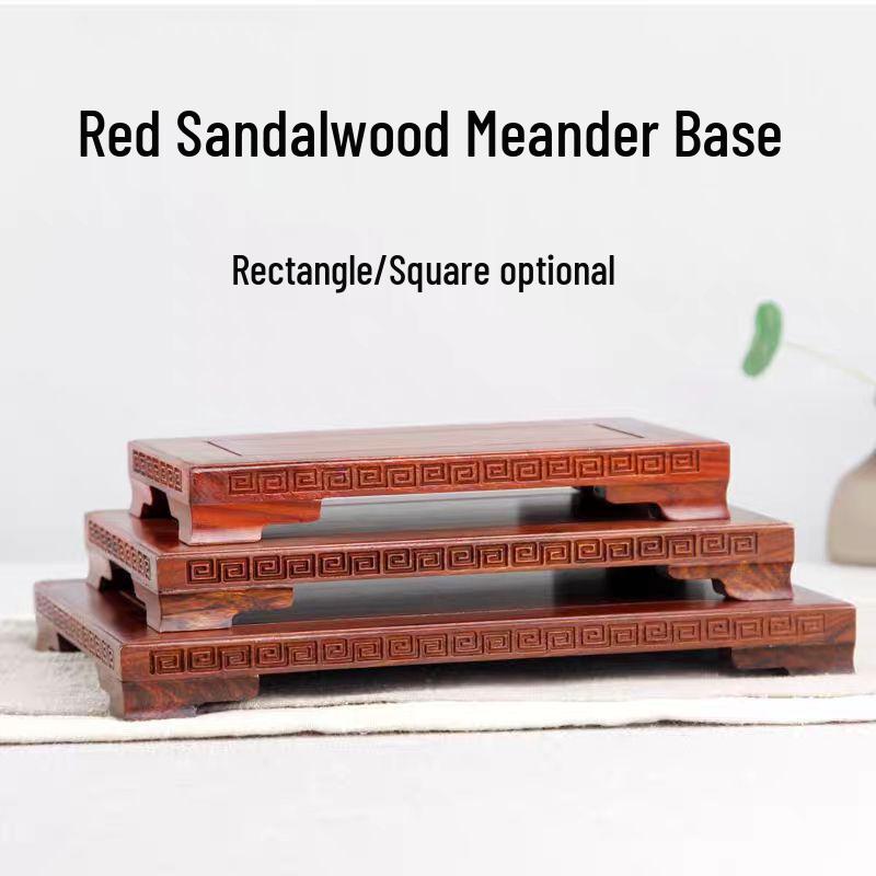Rosewood Buddha Statue with Acid Branch Base and Rectangular Wooden Vase Stand
Rosewood Buddha Statue with Acid Branch Base and Rectangular Wooden Vase Stand