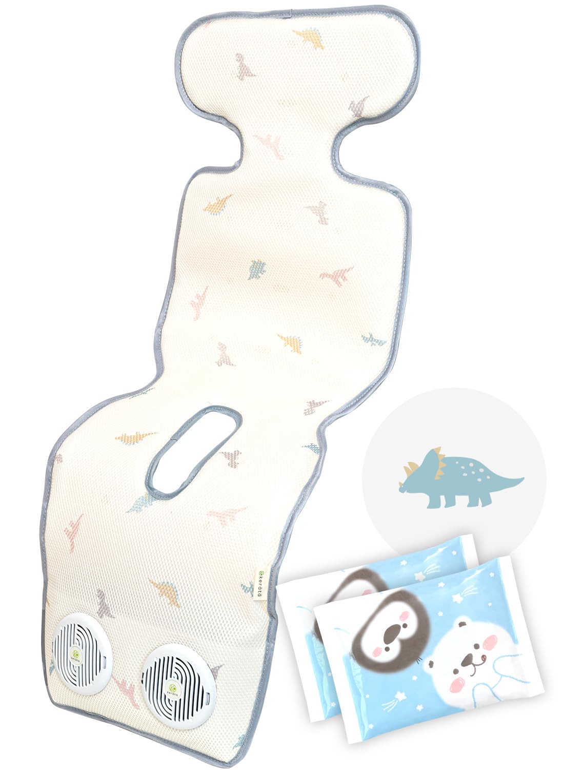 Cool Baby Car Seat with Baby Feels Child 2 Ice Packs Included (Keratta) Fan, Fan, -5℃, Seat, (c. Dinosaur)
Cool Baby Car Seat with Baby Feels Child 2 Ice Packs Included (Keratta) Fan, Fan, -5℃, Seat, (c. Dinosaur)