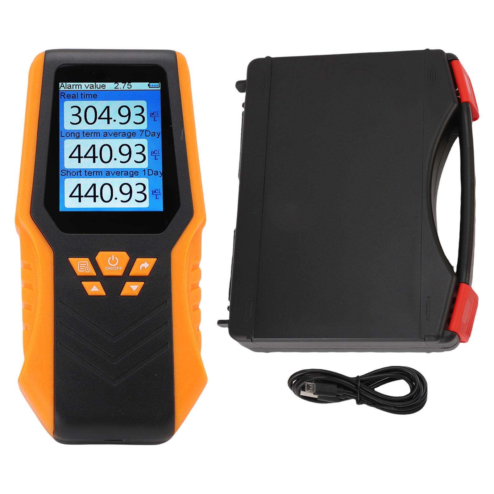 Handheld Radon Detector Accuracy Real Time Long Short Term Average LCD Display Radon Test Kit for
Handheld Radon Detector Accuracy Real Time Long Short Term Average LCD Display Radon Test Kit for