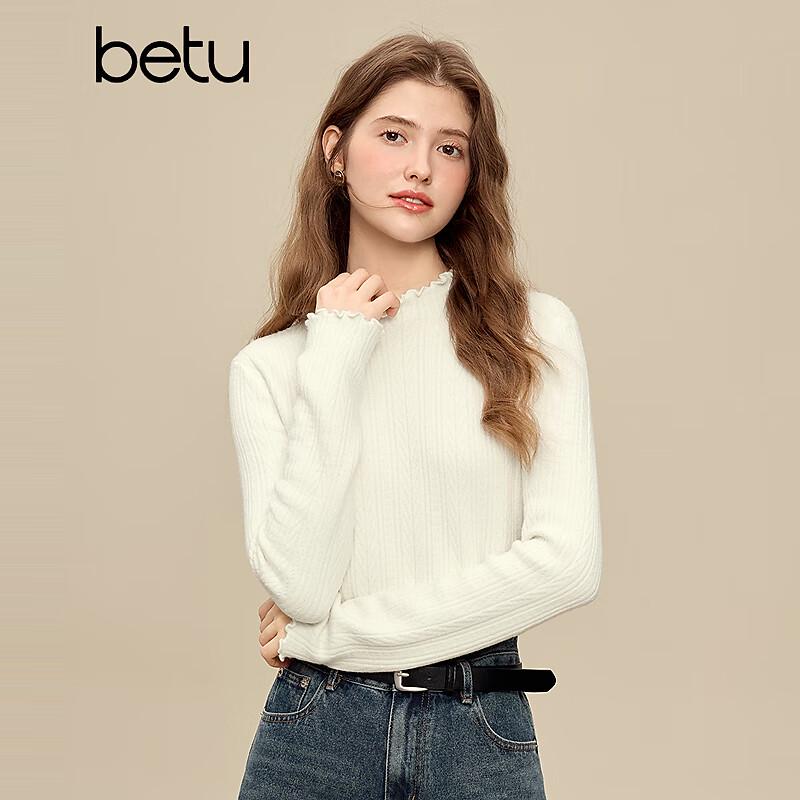 Betu Women s 2025 Winter Ruffle Collar Sweater Top M
Betu Women s 2025 Winter Ruffle Collar Sweater Top M