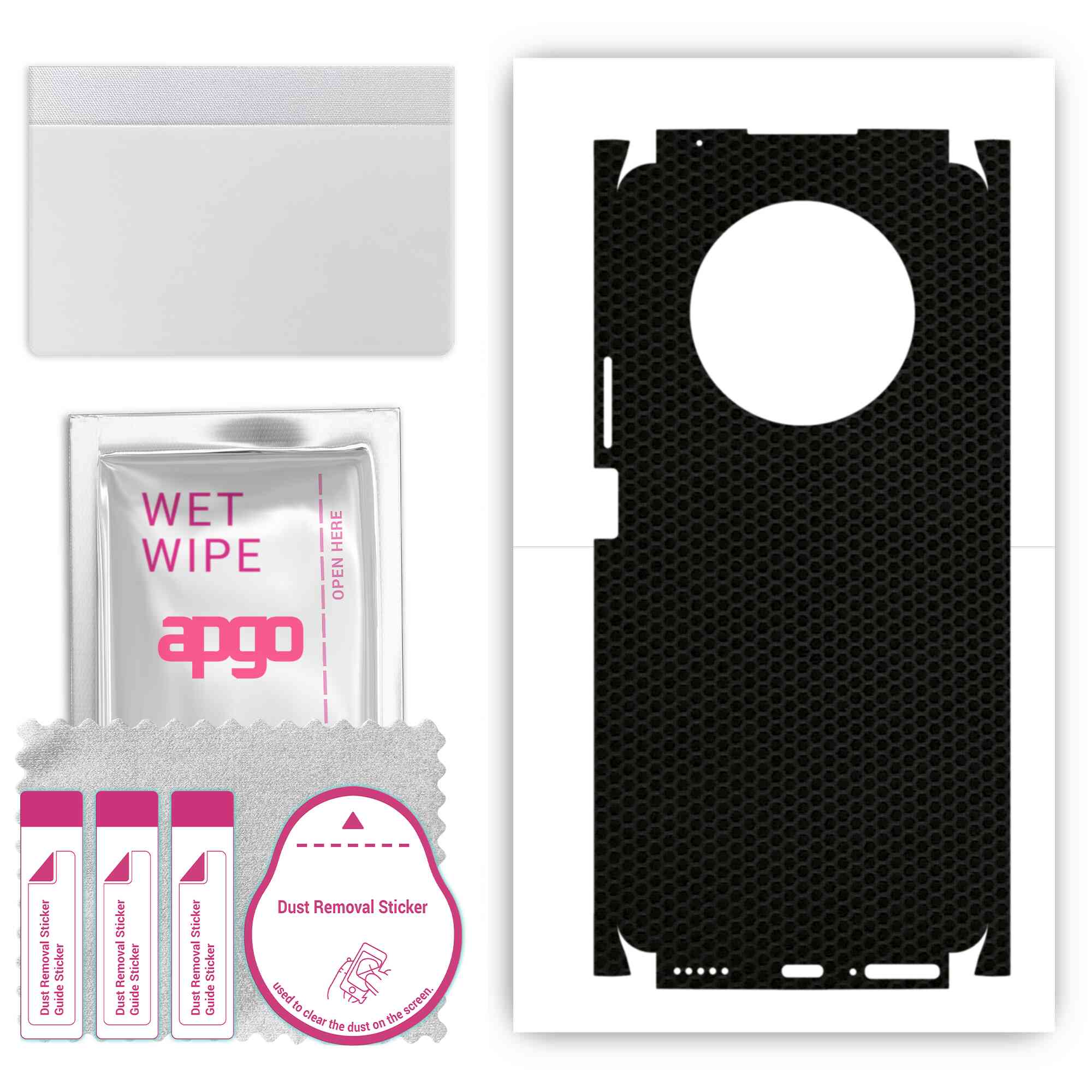 apgo Protective Skin Sticker for the back+sides compatible with Honor X9, Full Wrap Film, Foil, Vinyl - Pattern Matrix
apgo Protective Skin Sticker for the back+sides compatible with Honor X9, Full Wrap Film, Foil, Vinyl - Pattern Matrix