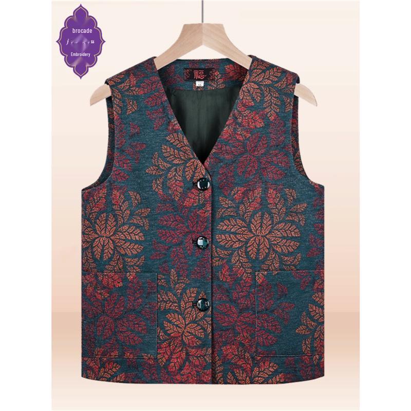 Elderly Women s Sleeveless Cardigan - Plus Size Grandma Vest for Spring/Autumn 4XL (suggested 130-145 jin)
Elderly Women s Sleeveless Cardigan - Plus Size Grandma Vest for Spring/Autumn 4XL (suggested 130-145 jin)