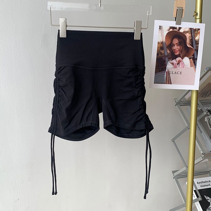 Lu Same Style High Waist Hip Lifting Sport Shorts Women s New Tight Pleating Yoga Pants Outwear Running Fitness Shorts Black S
Lu Same Style High Waist Hip Lifting Sport Shorts Women s New Tight Pleating Yoga Pants Outwear Running Fitness Shorts Black S