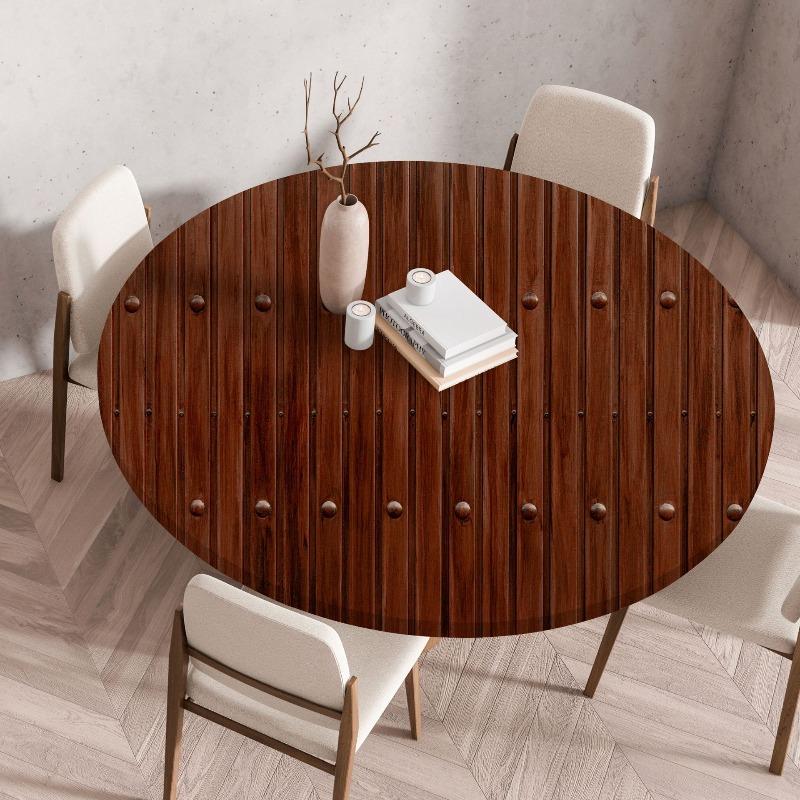 Wooden Patterns Round Table Cover Waterproof Oilproof Stain-Resistant Print Elastic Tablecloth for Kitchen Home Dustproof Decor (as the picture,60cm)
Wooden Patterns Round Table Cover Waterproof Oilproof Stain-Resistant Print Elastic Tablecloth for Kitchen Home Dustproof Decor (as the picture,60cm)