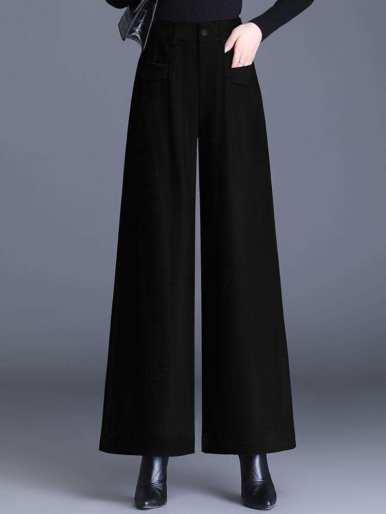 High-Waisted Jacquard Wide-Leg Pants for Middle-Aged Women, Autumn/Winter 2026, Plus Velvet, Thickened, Cozy Casual Wear. 3XL, 130-140 lbs
High-Waisted Jacquard Wide-Leg Pants for Middle-Aged Women, Autumn/Winter 2026, Plus Velvet, Thickened, Cozy Casual Wear. 3XL, 130-140 lbs