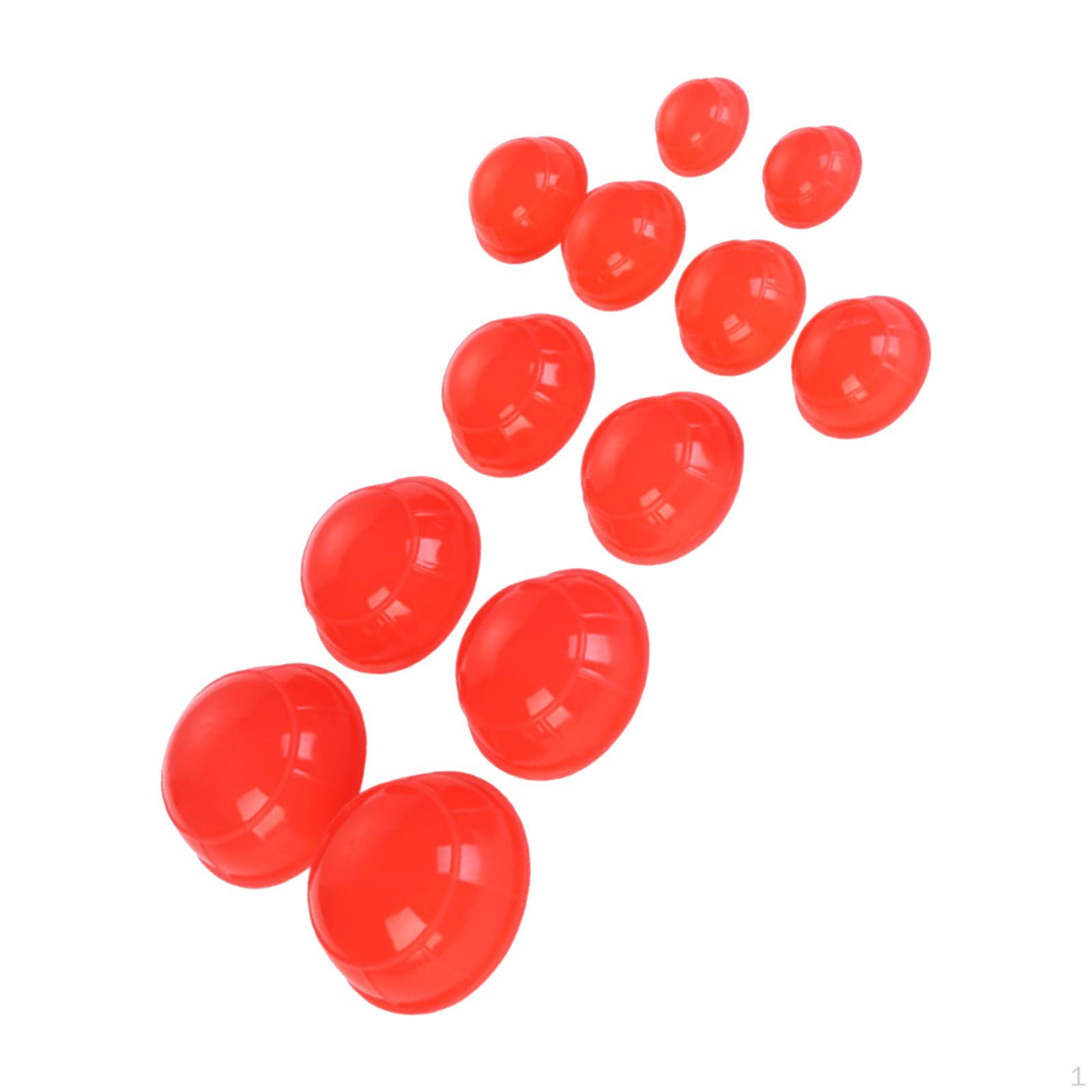 12 штук силиконовых вакуумных чашек, эластичное устройство для вакуумирования, гибкое, эффективное, легко моющееся, прочное