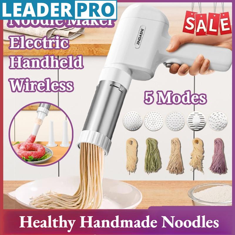 Household Stainless Steel Electric Noodle Maker Cordless Handheld Automatic Noodle Pasta Noodle Baking Machine
Household Stainless Steel Electric Noodle Maker Cordless Handheld Automatic Noodle Pasta Noodle Baking Machine