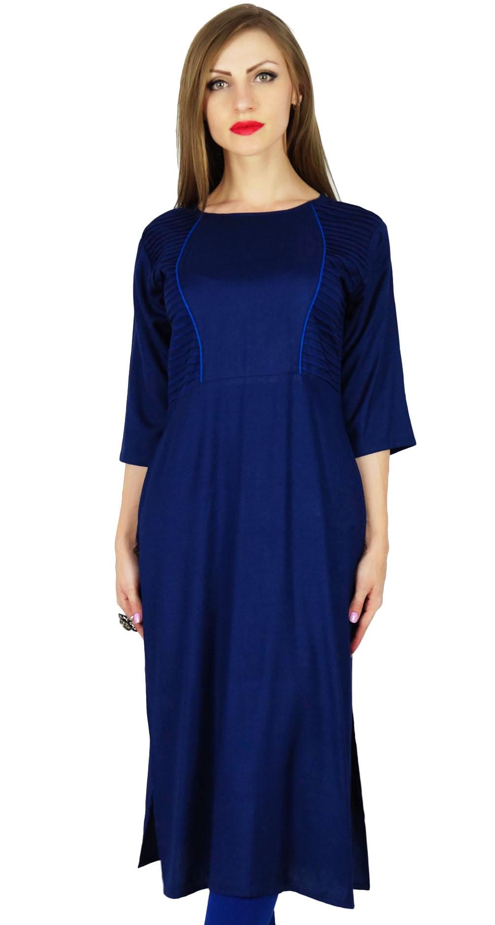 Bimba Жіноча повсякденна туніка. Офіційна блуза Kurta Kurti 22 синій
Bimba Жіноча повсякденна туніка. Офіційна блуза Kurta Kurti 22 синій