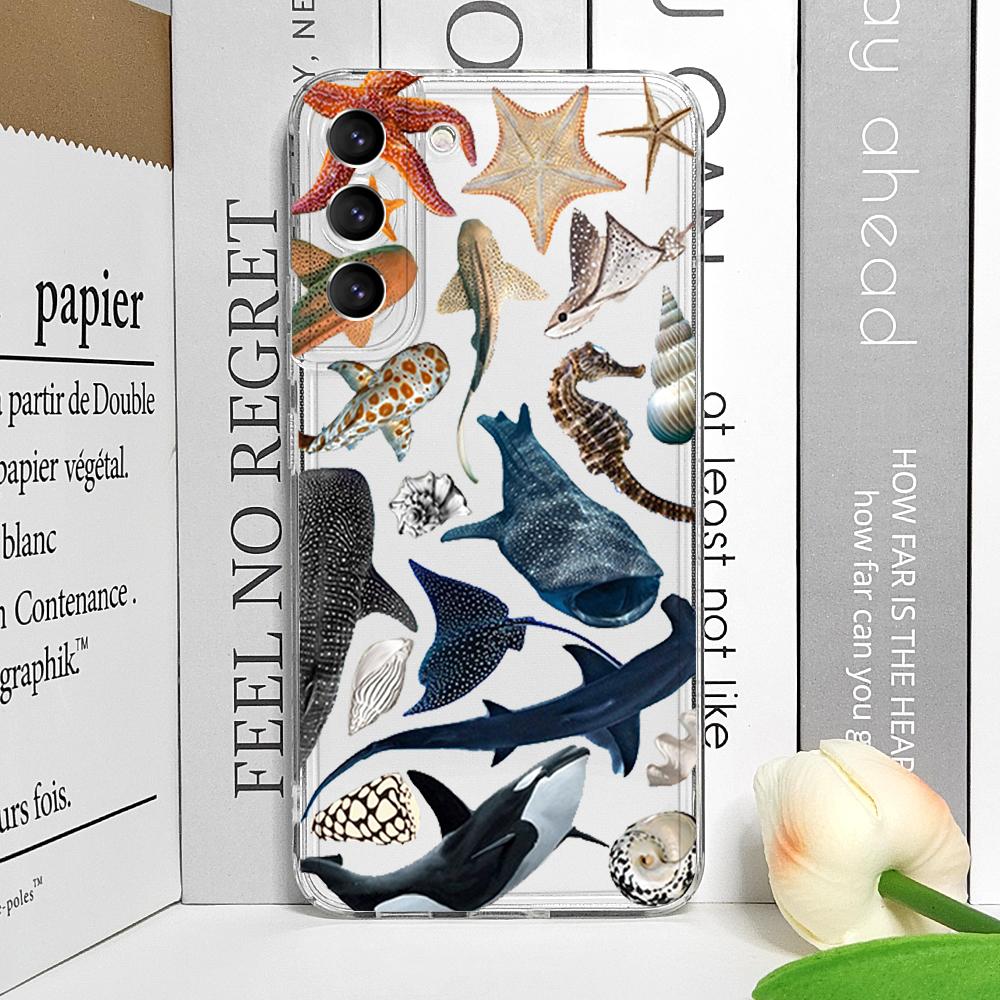 Soft Clear Phone Case for Samsung Galaxy A55 A54 A53 A51 A70 A32 A31 A22 13 A52 5G Summer Ocean Animals Shark Dolphin Fish Cover Samsung A31
Soft Clear Phone Case for Samsung Galaxy A55 A54 A53 A51 A70 A32 A31 A22 13 A52 5G Summer Ocean Animals Shark Dolphin Fish Cover Samsung A31