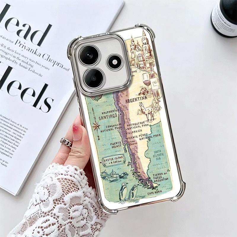 Chile Flag Map Passport Plating Phone Case For Xiaomi Redmi Note 14 15 Pro Plus 13 12 11 11S 11T 10 9S 9 5G Anti-Fall Airabag Co Redmi Note 14 Pro 5G
Chile Flag Map Passport Plating Phone Case For Xiaomi Redmi Note 14 15 Pro Plus 13 12 11 11S 11T 10 9S 9 5G Anti-Fall Airabag Co Redmi Note 14 Pro 5G