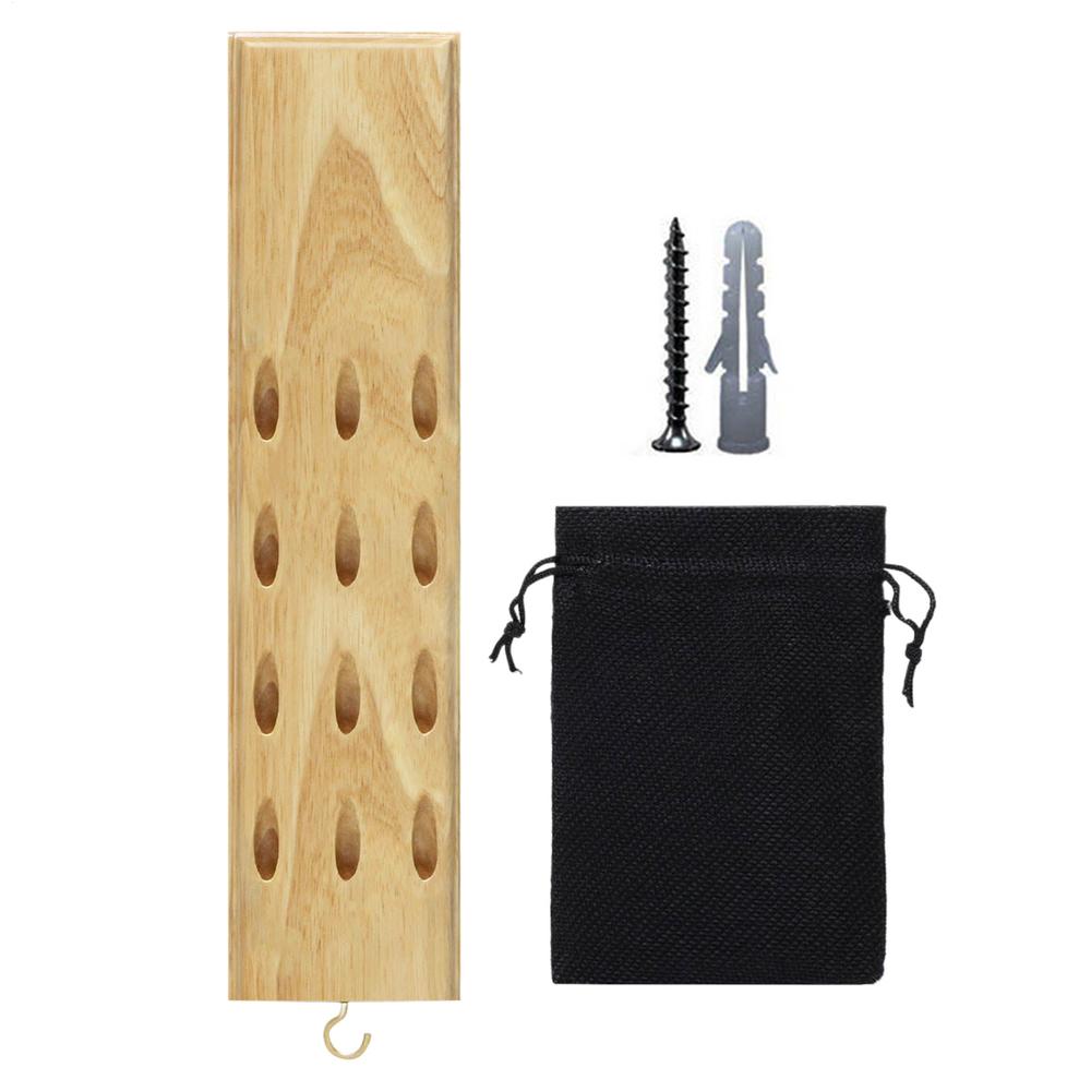 Solid Wood Wall Mounted Dart Holder/Stand with Accessory Storage Bag Displays with Storage Bag and Mounting Screw чорний
Solid Wood Wall Mounted Dart Holder/Stand with Accessory Storage Bag Displays with Storage Bag and Mounting Screw чорний