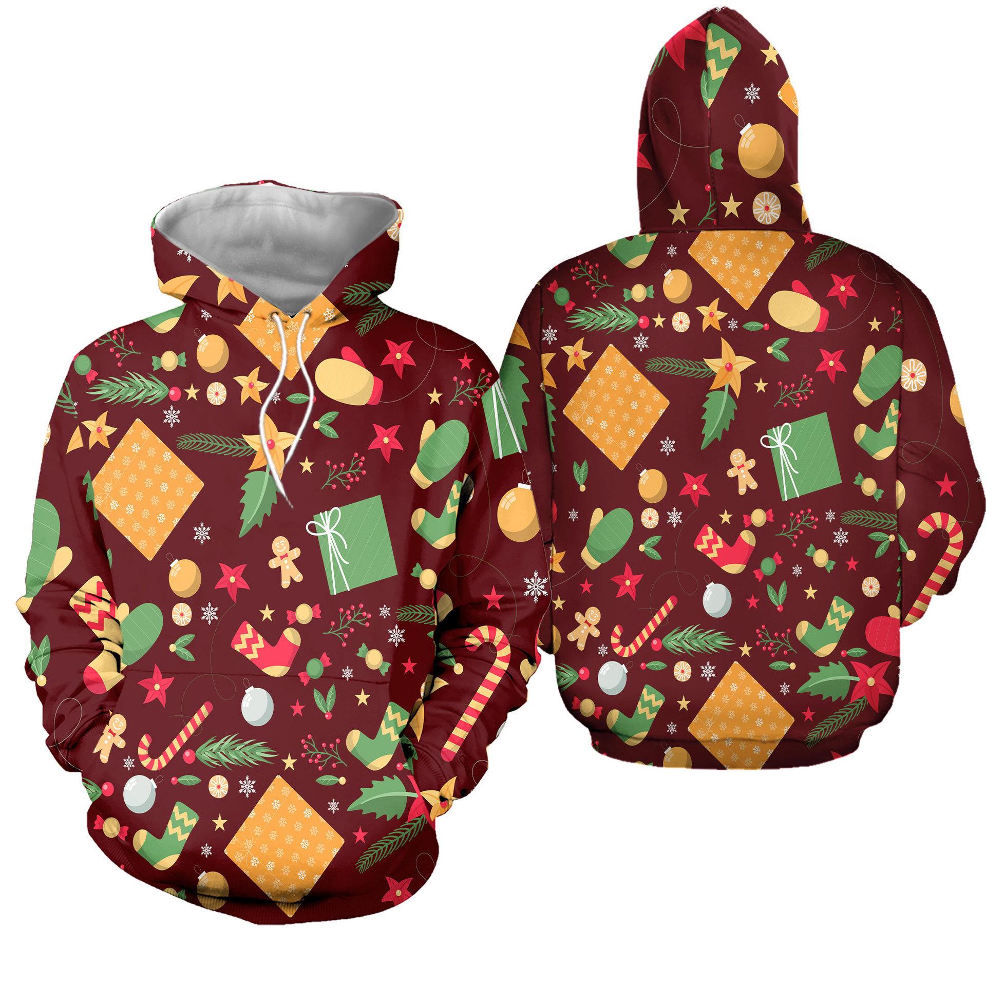 Cross-border versatile Christmas theme sweatshirt 3D printing men s and women s sweatshirt hoodie fashionable European and American style S
Cross-border versatile Christmas theme sweatshirt 3D printing men s and women s sweatshirt hoodie fashionable European and American style S