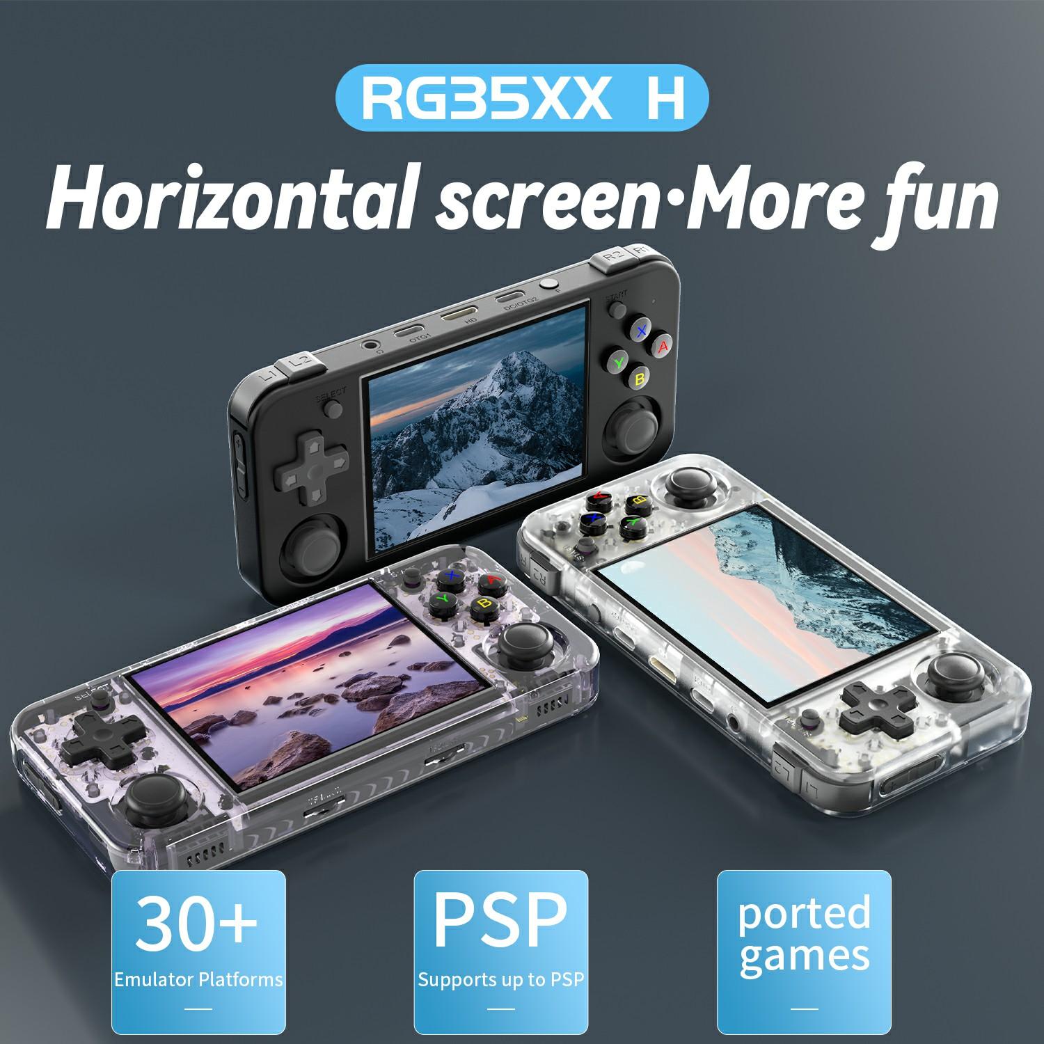 AMPOWN RG35XXH 32G Handheld Game Console Retro Arcade Open Source WiFi Bluetooth-compatible Game Machine C
AMPOWN RG35XXH 32G Handheld Game Console Retro Arcade Open Source WiFi Bluetooth-compatible Game Machine C