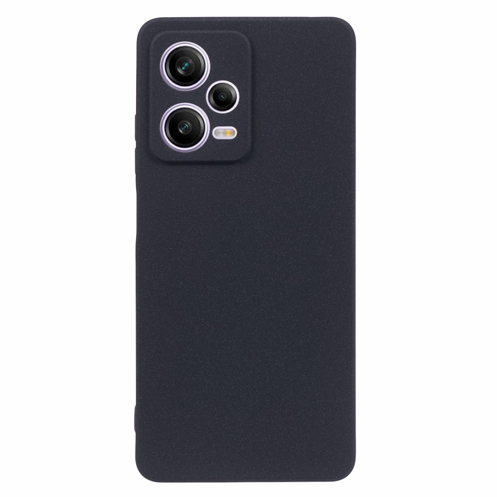For Xiaomi Redmi Note 12 Pro 5G Phone Case Double-Sided Matte Flexible TPU Protective Cover Black
For Xiaomi Redmi Note 12 Pro 5G Phone Case Double-Sided Matte Flexible TPU Protective Cover Black