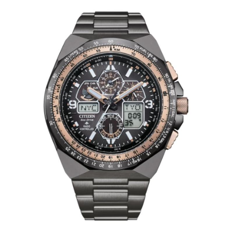 CITIZEN PROMASTER series 200 meters waterproof radio wave Quartz Steel Strap men s watch black dial JY8146-54E чорний
CITIZEN PROMASTER series 200 meters waterproof radio wave Quartz Steel Strap men s watch black dial JY8146-54E чорний