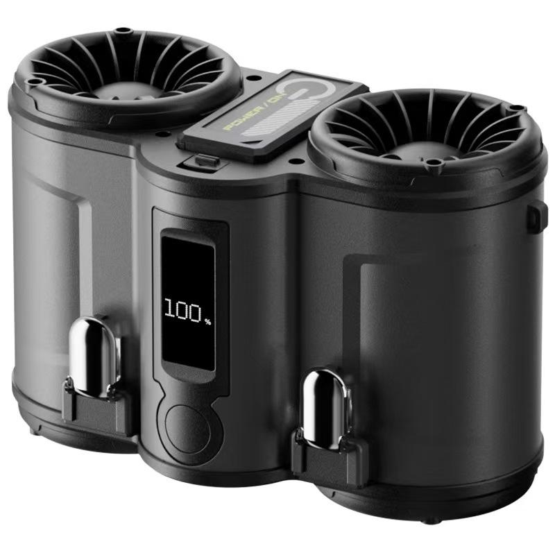 30000mAh Outdoor Hanging Waist Portable Fan Double Airflow with Detachable Battery Rechargerble Power Bank Camping Working Fan 10000mAh сірий
30000mAh Outdoor Hanging Waist Portable Fan Double Airflow with Detachable Battery Rechargerble Power Bank Camping Working Fan 10000mAh сірий
