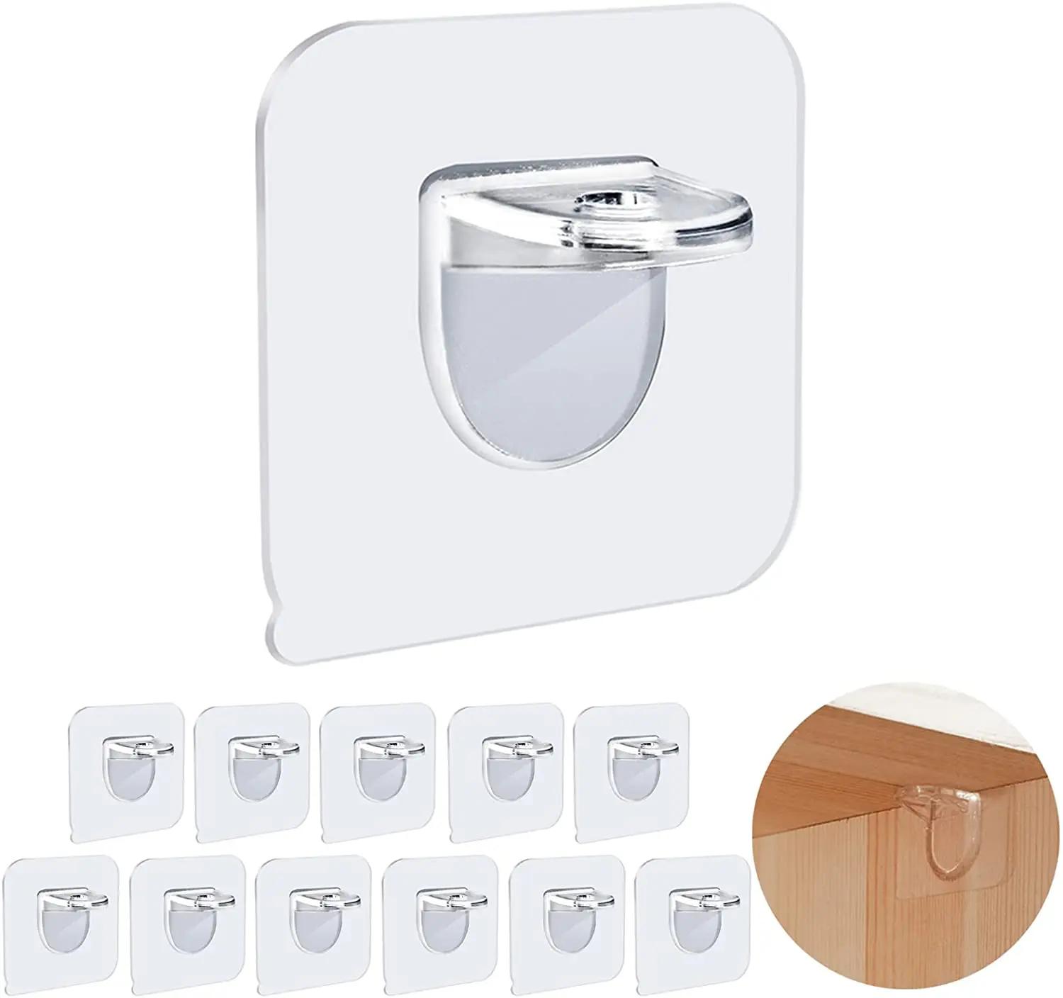 12pcs Shelf Support Peg Self Adhesive Book Shelves Clips Partition Holder Pin for Kitchen Cabinet Closet Bracket Clapboard Layer
12pcs Shelf Support Peg Self Adhesive Book Shelves Clips Partition Holder Pin for Kitchen Cabinet Closet Bracket Clapboard Layer