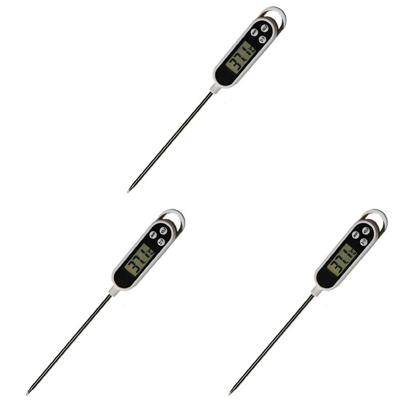 ABUL-3X Цифровой кухонный термометр для еды, мяса, приготовления пищи, воды, молока, с щупом, измеритель температуры белый
ABUL-3X Цифровой кухонный термометр для еды, мяса, приготовления пищи, воды, молока, с щупом, измеритель температуры белый