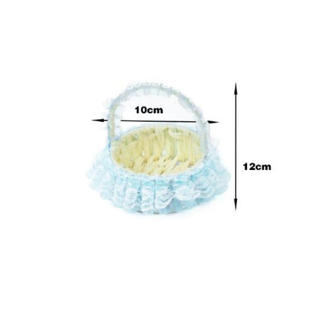 Beautiful Hand Made Flower Storage Basket Imitation Rattan Woven with Lace Storage Baskets with Handle Wicker Flower Basket синій
Beautiful Hand Made Flower Storage Basket Imitation Rattan Woven with Lace Storage Baskets with Handle Wicker Flower Basket синій