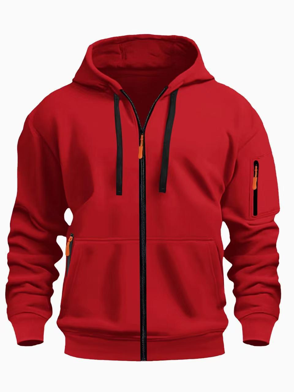 Men s Spring and Autumn Zipper Hoodie, Hooded Sweatshirt, Casual Zipper Jacket with Round Neck. L
Men s Spring and Autumn Zipper Hoodie, Hooded Sweatshirt, Casual Zipper Jacket with Round Neck. L