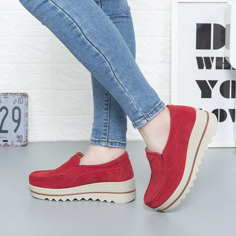 Cowhide women s shoes lace-up muffin shoes platform heightening casual shoes medium heel fashion single shoes 42 хакі
Cowhide women s shoes lace-up muffin shoes platform heightening casual shoes medium heel fashion single shoes 42 хакі
