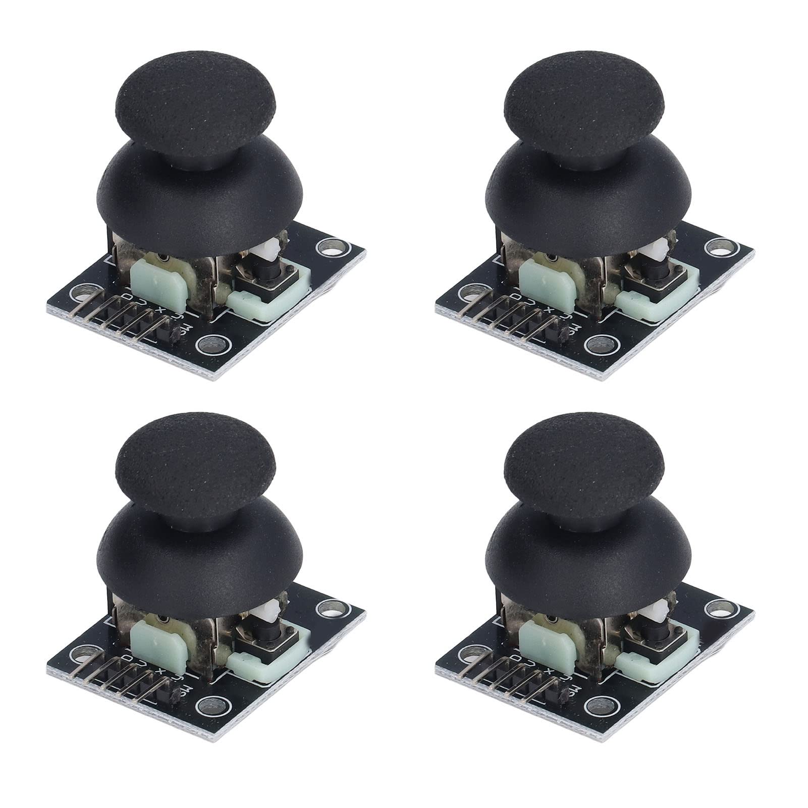 Joystick Standard Design XY Dual Axis 4 Pieces Easy Wiring for Game Controller Sensor Module, DC3.3V-5V
Joystick Standard Design XY Dual Axis 4 Pieces Easy Wiring for Game Controller Sensor Module, DC3.3V-5V