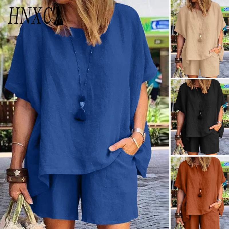 HNXC Spring and Summer Collection: A Stylish and Elegant Two-piece Set with Loose Short Sleeves and Shorts XXXXXXL Темно-синій
HNXC Spring and Summer Collection: A Stylish and Elegant Two-piece Set with Loose Short Sleeves and Shorts XXXXXXL Темно-синій
