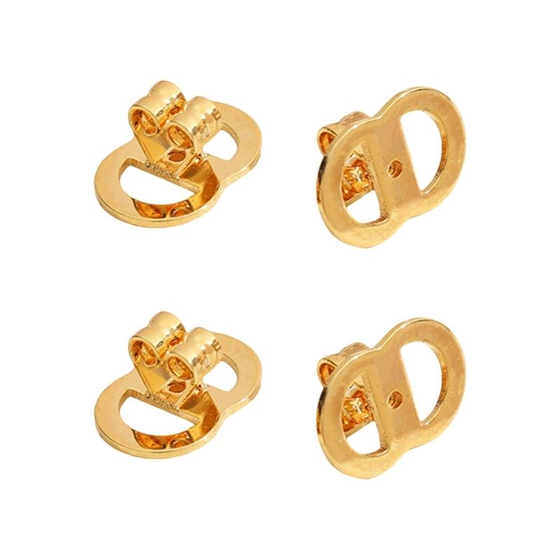 Gold or Silver Earring Backs With Secure 8 Shape Structure For Large Earrings Comfort Fit Universal Compatibility золотой
Gold or Silver Earring Backs With Secure 8 Shape Structure For Large Earrings Comfort Fit Universal Compatibility золотой
