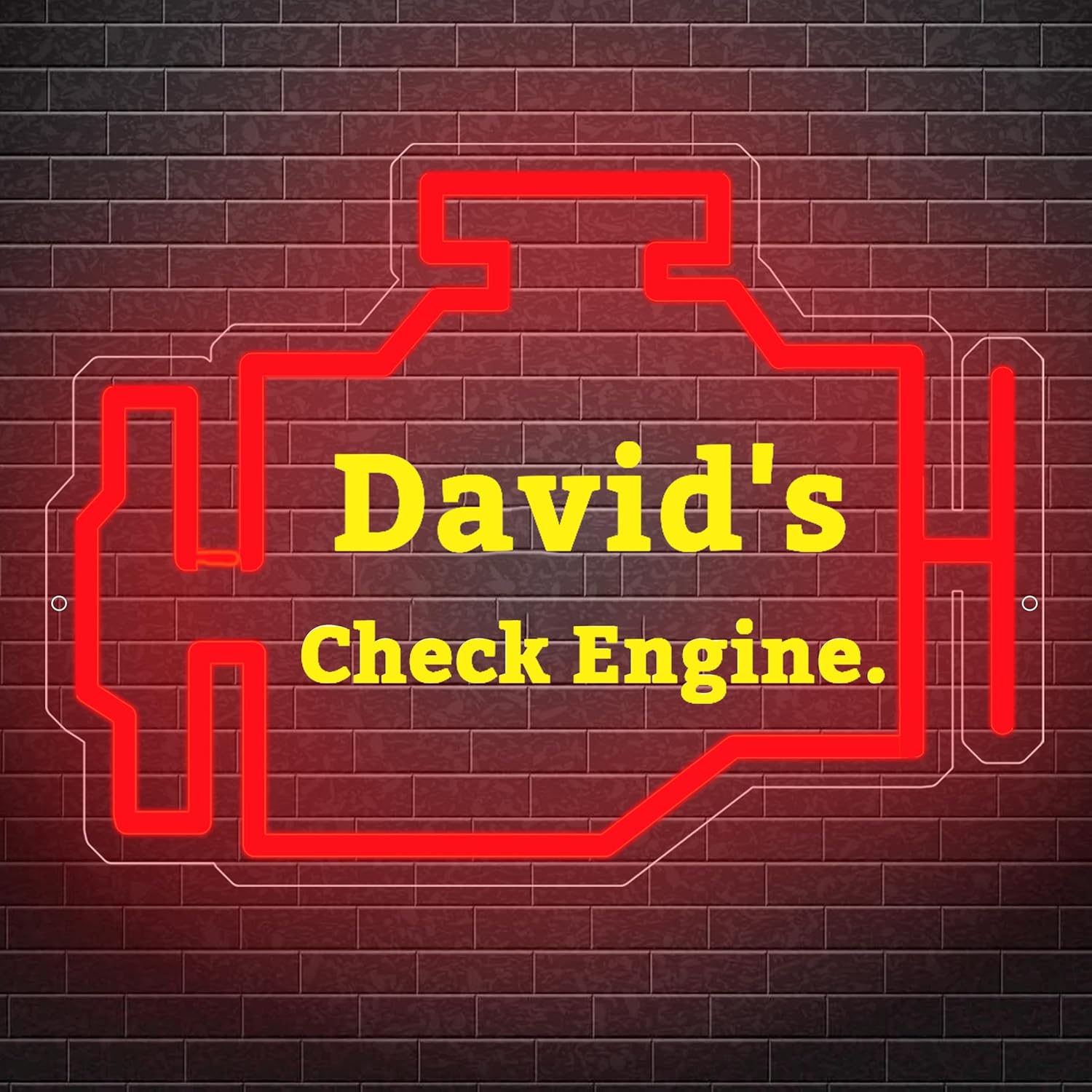 Personalized Check Engine Neon Sign Custom Name Neon Garage Sign For Dad Men Car Repair Workshop Man Cave Game Room Wall Decoration Birthday style 1
Personalized Check Engine Neon Sign Custom Name Neon Garage Sign For Dad Men Car Repair Workshop Man Cave Game Room Wall Decoration Birthday style 1
