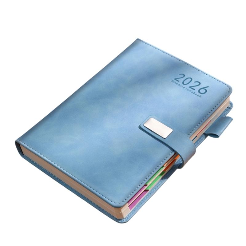 2026 Day Planner with 400 Pages Dated Magnetic Button Closure PU Leather Academic Journal Notebook for Daily Scheduling синій
2026 Day Planner with 400 Pages Dated Magnetic Button Closure PU Leather Academic Journal Notebook for Daily Scheduling синій