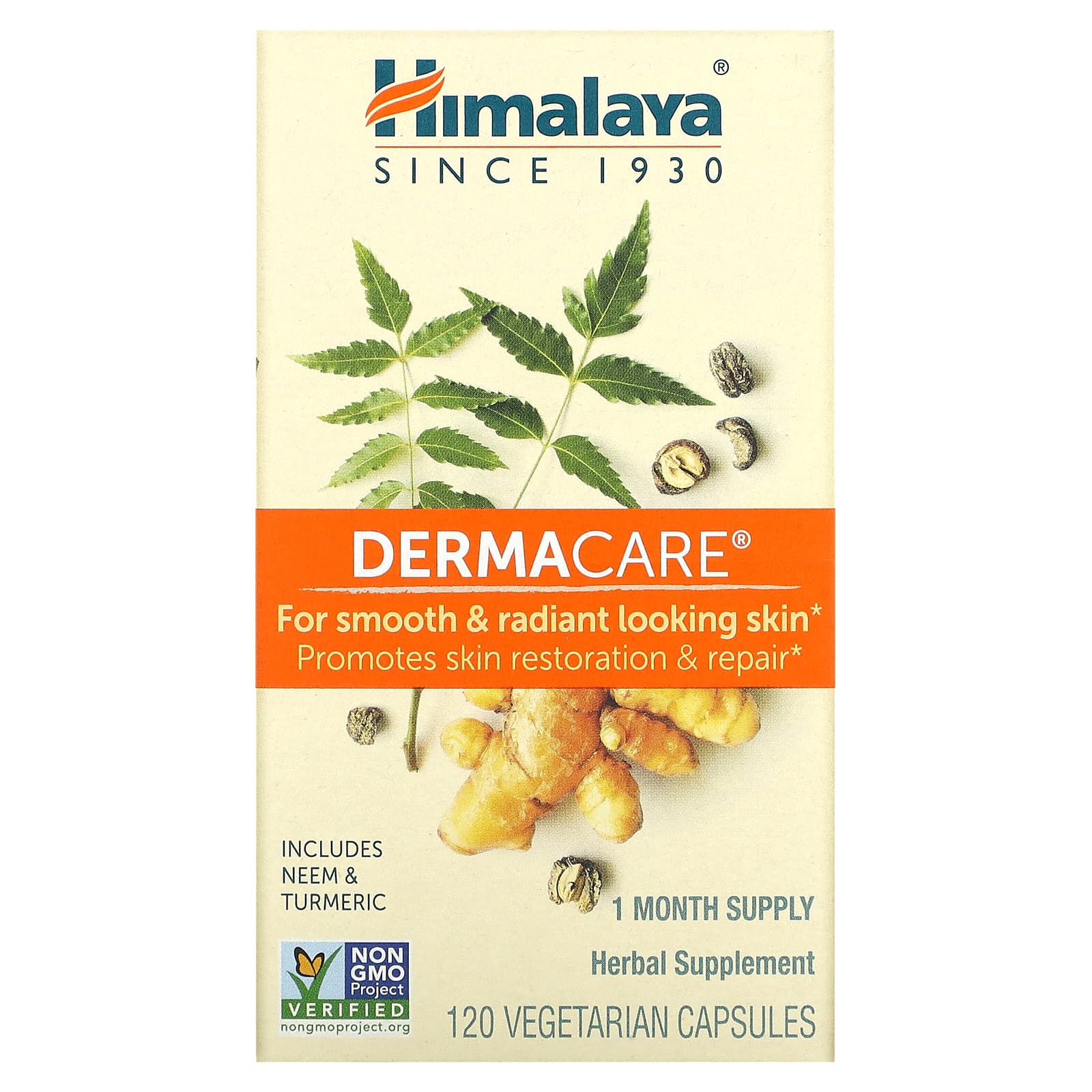 Гімалаї, DermaCare, 120 вегетаріанських капсул
Гімалаї, DermaCare, 120 вегетаріанських капсул