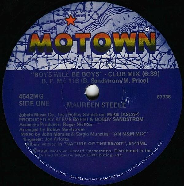12inch Record MAUREEN STEELE - Boys Will Be Boys 4542MG Motown 1985 US Dance & Electronica Used
12inch Record MAUREEN STEELE - Boys Will Be Boys 4542MG Motown 1985 US Dance & Electronica Used