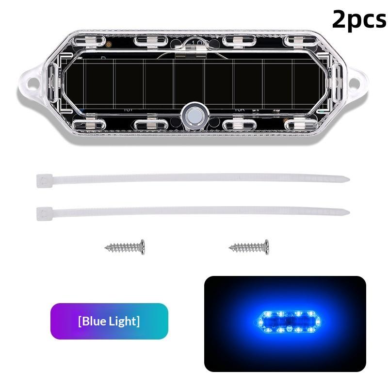 2Pcs Car Solar Charging-Free Anti-Rear Collision And Explosion-Proof Safety Light Motorcycle Brake Tail Light Modified Flash синій
2Pcs Car Solar Charging-Free Anti-Rear Collision And Explosion-Proof Safety Light Motorcycle Brake Tail Light Modified Flash синій