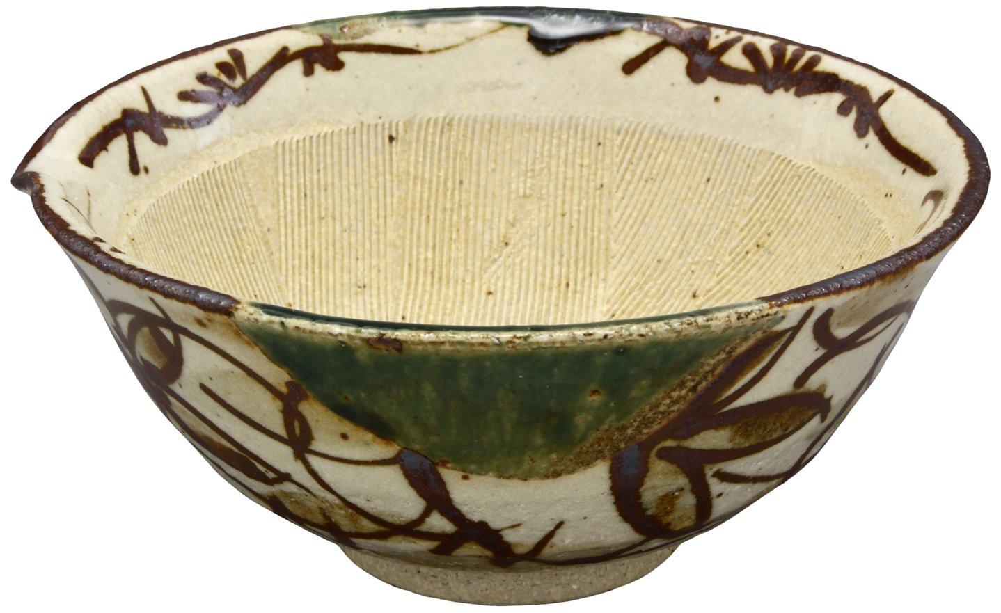 Mino Ware Akiko Kato Katakuchi Mortar 16 x Height 7 Oribe Tetsusen Pottery Made in Japan (Width approx. cm) 511-0006
Mino Ware Akiko Kato Katakuchi Mortar 16 x Height 7 Oribe Tetsusen Pottery Made in Japan (Width approx. cm) 511-0006