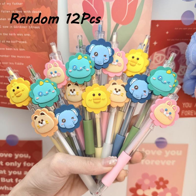 10Pcs Cartoon Kawaii Neutral Pen 0.7mm Black Ink Writing Stationery School Office Supplies Random Pattern Neutral Pens Random style 10Pcs
10Pcs Cartoon Kawaii Neutral Pen 0.7mm Black Ink Writing Stationery School Office Supplies Random Pattern Neutral Pens Random style 10Pcs