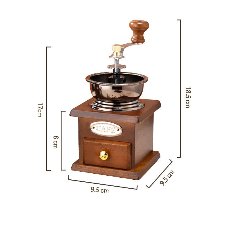 /1PC Manual Coffee Grinder - Classic Italian Style Hand Crank Mill With Adjustable Portable Multipurpose Bean Grinding Machine темно-коричневого кольору
/1PC Manual Coffee Grinder - Classic Italian Style Hand Crank Mill With Adjustable Portable Multipurpose Bean Grinding Machine темно-коричневого кольору