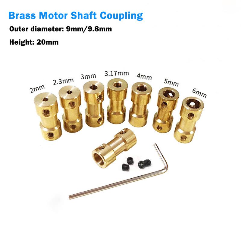2pcs Brass Motor Shaft Coupling 2mm 2.3mm 3mm-6mm Copper Transmission Joint Connector Sleeve Adapter For RC Boat Car Airplane 6mm-6mm(2PCS)
2pcs Brass Motor Shaft Coupling 2mm 2.3mm 3mm-6mm Copper Transmission Joint Connector Sleeve Adapter For RC Boat Car Airplane 6mm-6mm(2PCS)
